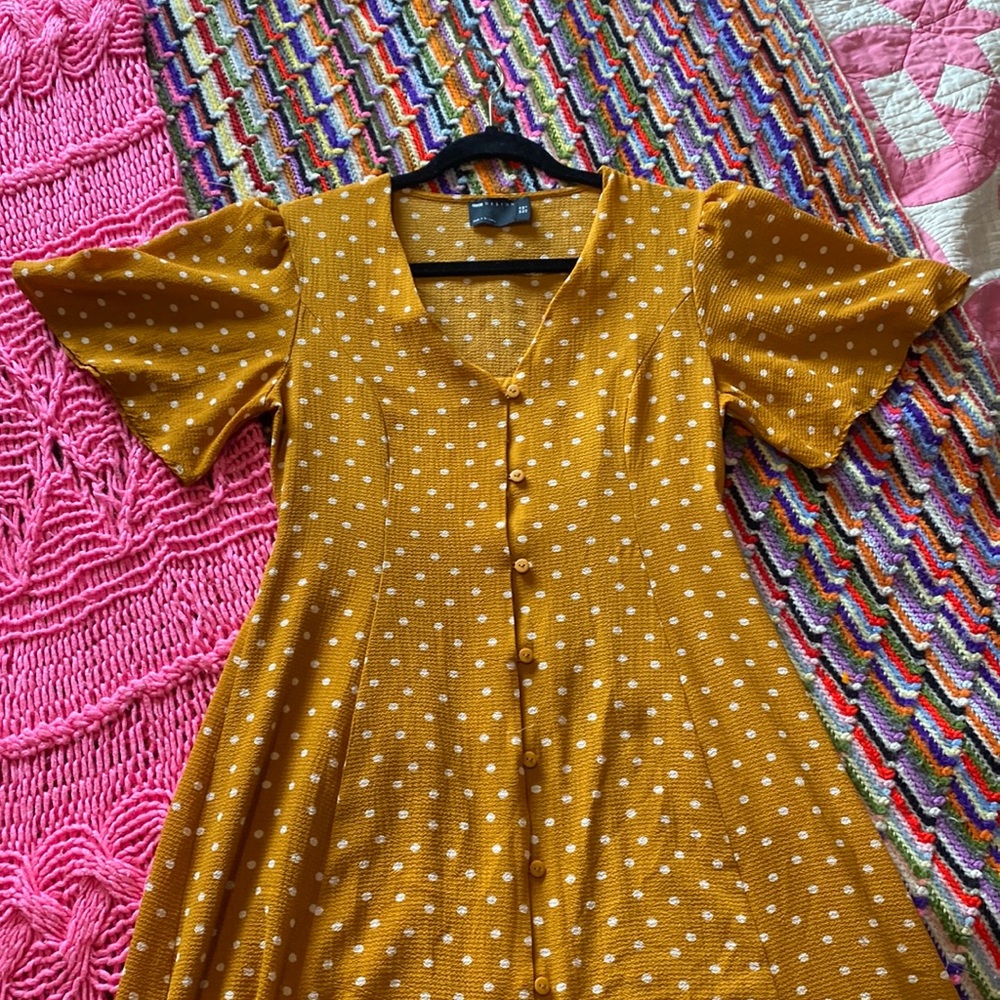 ASOS button down summer midi dress